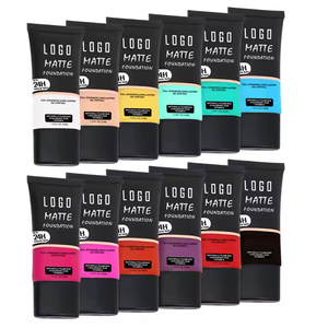 Visage Naturel Meilleur Vegan Noir Femmes BB Crème Maquillage Marque Privée Étanche Mat Couverture Complète Maquillage Liquide Nouveau Fond <span class=keywords><strong>de</strong></span> <span class=keywords><strong>Teint</strong></span> - Product Image 1