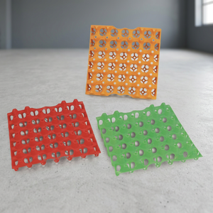 Plateau à œufs en plastique léger, durable et réutilisable, prix usine en gros, avec emballage personnalisé pour poulets (145 unités) - Product Image 3