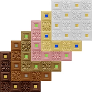 3d XPE schiuma di auto-adesivo carta da parati della decorazione della casa 3d di <span class=keywords><strong>mattoni</strong></span> di gomma piuma del pe autoadesivo della parete - Product Image 2