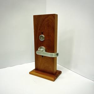 Ensemble de serrures mécaniques à clé séparée en nickel satiné haute sécurité pour porte intérieure résidentielle/entrée commerciale - Product Image 3