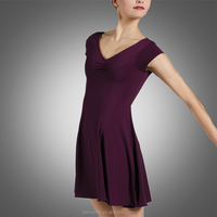 Sexi Performance Costume Professionnel Dancewear Justaucorps Gymnastique Vêtements Louange Danse Salle De Bal Pratique Robe