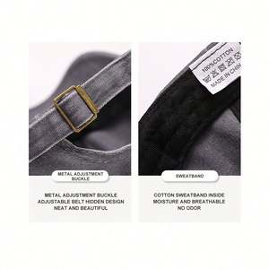 Nouvelles casquettes vintage brodées avec logo personnalisé, taille unique, pour hommes – Vente en gros pour fournisseurs - Product Image 4