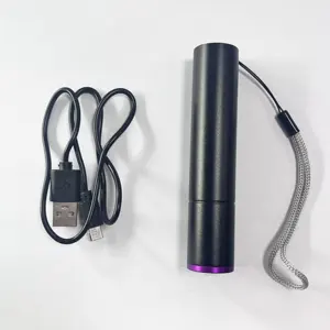 5W UV Flashlight 365nm Rechargeable Black Light Flashlight USB Rechargeable UV Torch