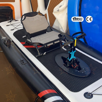 Planche de SUP gonflable de pêche en gros personnalisable avec siège et accessoires de pêche, Kayak gonflable