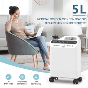 MICiTECH5リットル医療基準ファミリー酸素濃縮器ワンボタン操作5L高品質ポータブル酸素濃縮器 - Product Image 2