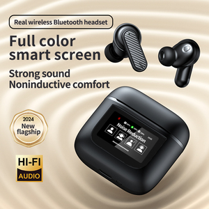 Yw05 TWS BT Tai nghe không dây thông minh LCD màn hình cảm ứng tai nghe thể thao EarBuds ANC Built-in microphone không thấm nước chơi game VS V8 - Product Image 5