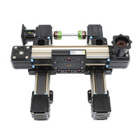 Plateforme de mouvement mécanique Mjunit XYZ à 3 axes, module croisé personnalisé, module linéaire à courroie synchrone, CNC trois axes