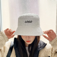 Gorro de Pescador Personalizado con Logotipo, de Lana, para Deportes al Aire Libre, Cálido para Invierno, Suave, para las Cuatro Estaciones, con Peluche, Regalos Promocionales