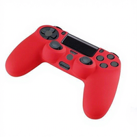 Étui de protection en silicone pour manette PS4, housse antidérapante en caoutchouc, coque antichoc, accessoires de jeu