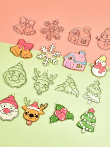 No-Bake DIY Résine Peinture Accessoire À La Main En Plastique Jouet Pendentif avec Coloriage Moule pour Enfants de Tous Sexe - Product Image 3