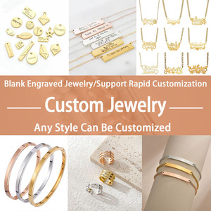 Joyería personalizada para mujer, regalo de San Valentín, chapado en oro de 18 quilates, nombre en forma de corazón, letra, acero inoxidable, collares con colgante de moda - Product Image 6