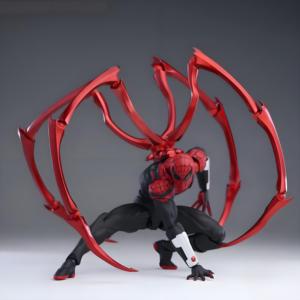 Nuova Action Figure <span class=keywords><strong>in</strong></span> PVC di Spider-Man, Giocattolo Decorativo a Tema Militare Nero e Rosso, Personaggio Supereroe - Product Image 1