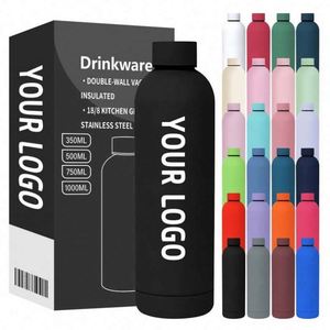 Bouteilles d'eau isothermes en acier inoxydable à double paroi de 500 ml, 750 ml, 1000 ml pour le sport et les activités de plein air – Vente en gros - Product Image 2
