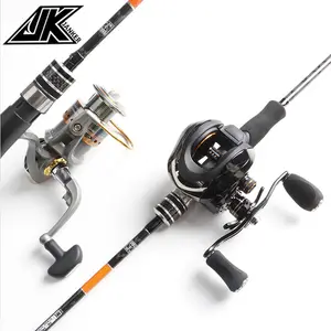 2024 New Fishing Rod And Reel Combo TZ-02 YQ-02 Casting/Spinning Fishing Reel With ABT-03 Casting Reel/ABT-16 Spinning Reel