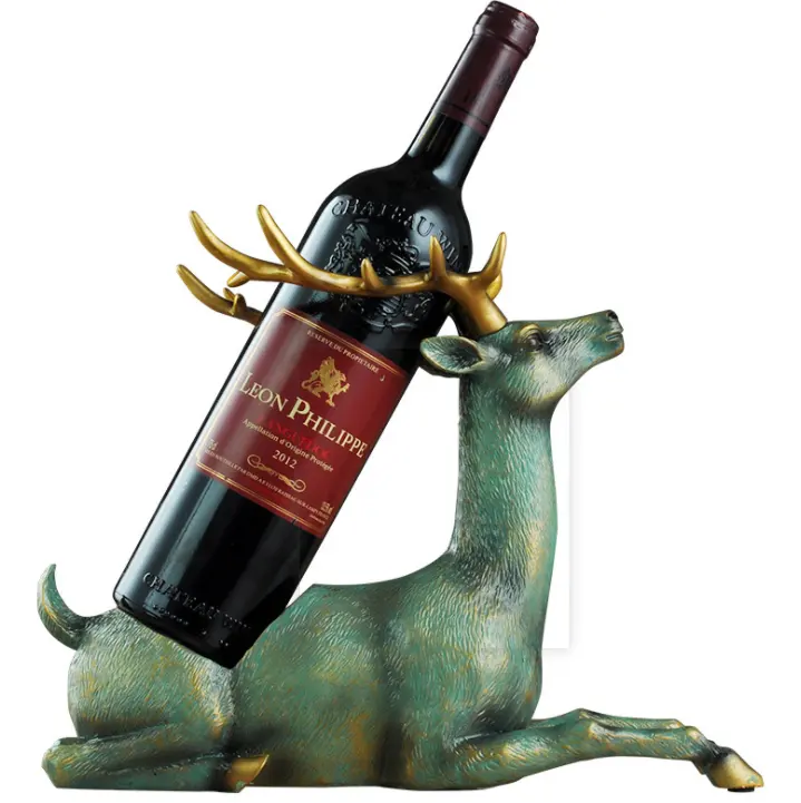 Creative Resin Wine Bottle Holder Resin Home Decor Resin Ornaments Animal Wine Bottle Holders