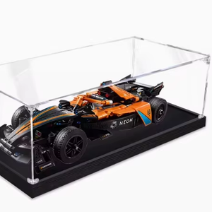 กล่องอะคริลิกกันฝุ่นแบบพกพาทันสมัยโซลูชันการจัดเก็บที่เป็นมิตรกับสิ่งแวดล้อมสำหรับรถแข่งเลโก้สูตร - Product Image 1