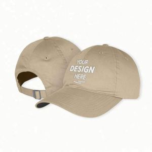 Meilleur cadeau pour papa : Casquette de golf 6 panneaux 100 % coton avec visière incurvée, casquette de baseball sportive avec logo léopard à pois brodé en 3D personnalisé sur le côté gauche - Product Image 1