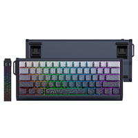 GK61 Keyboard Gaming, akurasi 0.01mm 0.125ms latensi SOCD pemegang saklar pemicu cepat Keyboard saklar magnetik efek Hall