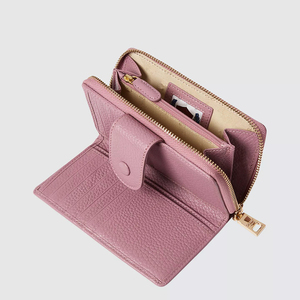 <span class=keywords><strong>Portafoglio</strong></span> Lungo da <span class=keywords><strong>Donna</strong></span> in Pelle PU <span class=keywords><strong>con</strong></span> Chiusura Zip-Around Personalizzata, Protezione RFID, Scomparti Multipli per Carte e Banconote - Product Image 1