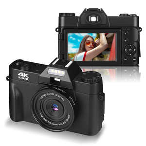 Usine OEM Real 4K WIFI Flip Screen 16x Vlog Recorder Selfie Photo Point and Shoot Retro Digital Camera - Product Image 6