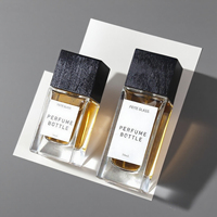 Flacons de parfum OEM, flacons de parfum vides, 30 ml, vente en gros, rectangulaires, 50 ml, anti-fuite, vintage, transparents, avec boîte