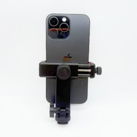 Support universel pour téléphone à griffe porte-accessoire avec griffe porte-accessoire froid et trou de vis 1/4, réglable à 360° pour trépied, perche à selfie, appareil photo, vlog et diffusion en direct