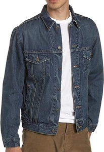 Chaqueta Vaquera de Mezclilla para Hombre, Servicio OEM 2025, Ropa Casual de Buena Calidad, Chaqueta con Botones, Chaqueta Vaquera Extra Grande para Hombre - Product Image 2