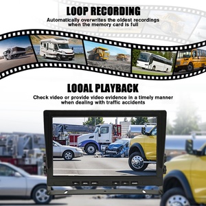 Sistema ADAS para Autobuses y Remolques, Cámara de 360 Grados con Vista de Pájaro, Pantalla Android para Monitoreo Trasero de Vehículos, Kit de Seguridad para Camiones de Trabajo Pesado - Product Image 4