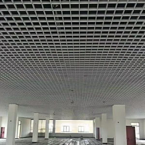 Techo de Rejilla Metálica de Diseño Moderno, Techo Abierto Suspendido, Decoración de <span class=keywords><strong>Interiores</strong></span>, Rejilla de Aluminio <span class=keywords><strong>para</strong></span> Almacenes - Product Image 4