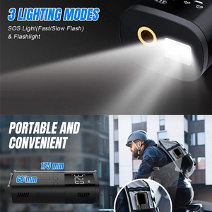 Compresseur d'air portable CE FCC Rohs avec arrêt automatique pour pneus de voiture, gonfleur de pneus de voiture, compresor de aire para carro, pompe à pneus - Product Image 3