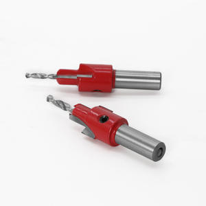 Broca avellanadora tipo aeronáutico para carpintería, abridor de orificios, broca para tornillos autorroscantes con cono para orificios - Product Image 2