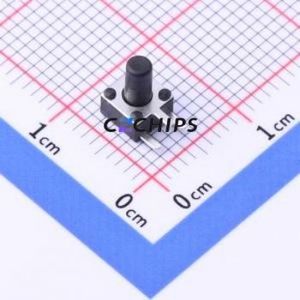 TC-1150DL-7.0H-160 Tactile Switch Through hole Switch Single Pole Single Throw Round Button 1.6N Right Angle Insert - Product Image 1