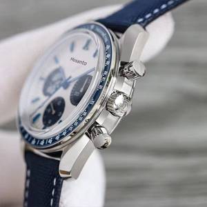 OME Snooppy Men's Business Stainless Steel <b>Automatic</b> Mechanical Watch with Mineral Glass Dial 20mm Band 30mm Dial Diameter - Product Image 4