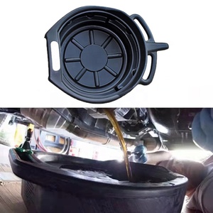 플라스틱 오일 드레인 팬 폐기물 엔진 오일 수집기 탱크 수리 용 기어 박스 오일 트립 트레이 자동차 연료 유체 변경 차고 도구 10L 15L - Product Image 5