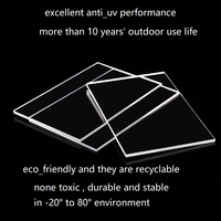 Plaques en PMMA extrudé transparentes de 1, 2, 3, 4, 5, 6, 8 mm, 4 x 6 pieds, 4 x 8 pieds en stock, et plaques en acrylique coulé de 10, 20, 50 mm