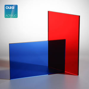 Olol diskon besar 2mm 3mm <span class=keywords><strong>5mm</strong></span> tebal lembaran akrilik bening cetak warna Solid kustom - Product Image 3