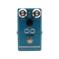 MOSKYAUDIO THUG Pedal Efek Gitar Distorsi High Gain 3 Mode Tone Switch Suara Amplifier Tabung Gain yang Dapat Disesuaikan