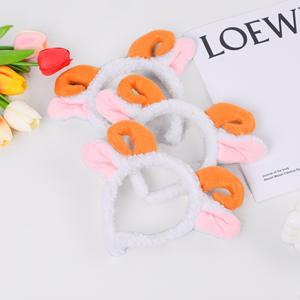 ربطة رأس عصرية رائجة لطيفة للفتيات من القطيفة ، مجموعة ذيل مخصصة ، رباط رأس عادي - Product Image 1