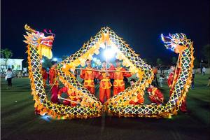 Costume de danse du <span class=keywords><strong>dragon</strong></span> <span class=keywords><strong>chinois</strong></span> traditionnel avec lumières LED Spectacle de danse du <span class=keywords><strong>dragon</strong></span> - Product Image 5