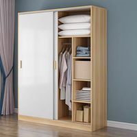 Porte Coulissante Moderne Walkin Placard Étagère Armoires En Bois Pour Chambre