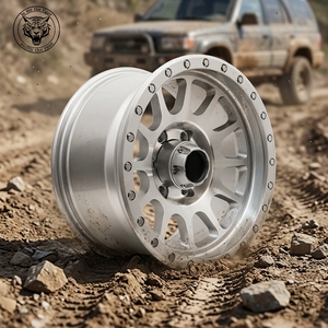 China Factory Wholesale Price 4 Pieces New High Quality Aluminum SUV <strong>Wheels</strong> Mesh Design <strong>16</strong>" Off-road Matte Black PCD 127mm - Product Image 6