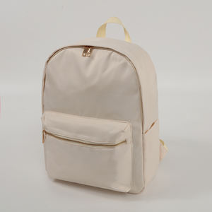 Sac à dos décontracté en nylon pour adolescents, imperméable, avec patchs DIY, noir, rose, multicolores - Product Image 6