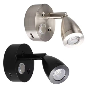 Lámpara de Pared Moderna para Dormitorio con Luz de Lectura LED de Carga Rápida Tipo-C de 12 V CC, Control Táctil de Intensidad y Construcción de Aluminio - Product Image 3