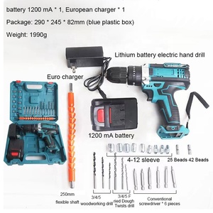 Juego Completo de Herramientas Eléctricas Inalámbricas para Construcción, Precio de Fábrica en China - Product Image 2