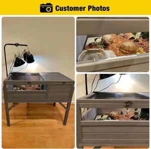 Personnalisez l'habitat des fantômes terrestres, la maison <span class=keywords><strong>de</strong></span> la <span class=keywords><strong>tortue</strong></span> intérieure et la clôture périphérique <span class=keywords><strong>de</strong></span> la pièce, l'enceinte pour reptiles - Product Image 4