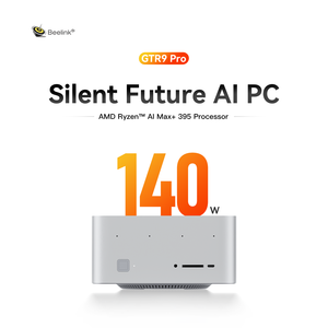 Mini PC GTR9 Pro AI Max+ 395, 128GB LPDDR5X, 140W TDP, Computadora de Escritorio para Juegos, Doble 10GbE, Servidor en Clúster, GTR9 Pro AMD Ryzen - Product Image 1
