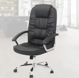 Ergonomía moderna Casual Caballero reposabrazos PU silla Oficina cuero PU silla cuero Oficina Ejecutiva giratoria cuero PU silla