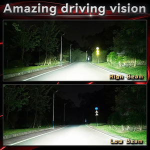 Phares LED de voiture H1 H3 H4 H7 H11 9004 9005 9006 9007 880 881 étanches avec puce 3570 M8 Pro pour voiture universelle - Product Image 6