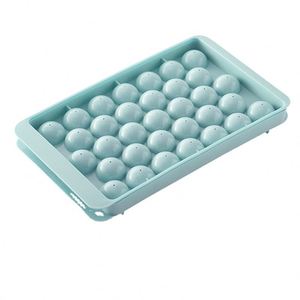 Moule à glaçons sphériques Xdh765, 33 cavités, mini-bac à glaçons circulaires, vente chaude - Product Image 1