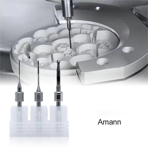 Fresas Dentales Gusrom Amann Girrbach-<span class=keywords><strong>D</strong></span> para Laboratorio, <span class=keywords><strong>CAD</strong></span>/CAM, Recubrimiento DLC, Acero, Zirconia, Clase II, 150-250V AC - Product Image 1